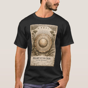 T-shirt Cœur du Soleil   Disque Solaire   Afrique Ancienne