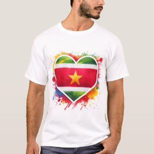 T-shirt Coeur du Suriname