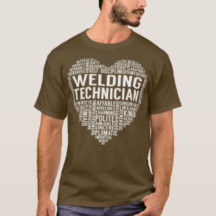 T-shirt Coeur du technicien de soudure