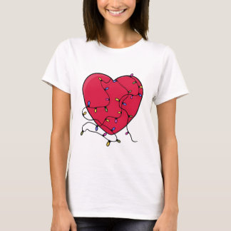 T-shirt Coeur éclairé