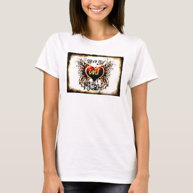 T-shirt Coeur et âme au réservoir de Micah (Devant)