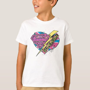 T-shirt Coeur et boulon supergirl
