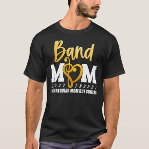 T-shirt Coeur Fier Marching Band Maman Comme Une Maman Rég