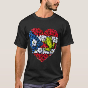 T-shirt Cœur floral de Porto Rico