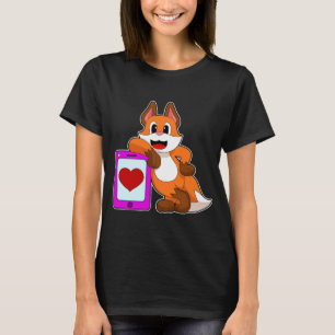T-shirt Coeur Fox