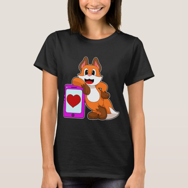 T-shirt Coeur Fox (Devant)