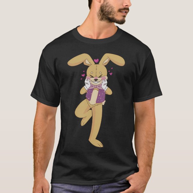 T-shirt Coeur Glitchtrap (Devant)