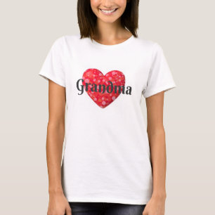 T-shirt coeur grand-mère