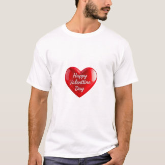 T-shirt Coeur Heureuse Sainte-Valentin