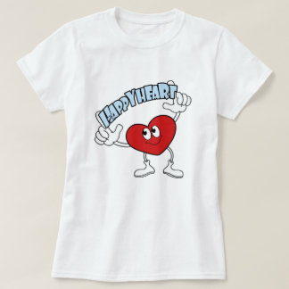 T-shirt Cœur Heureux – Joli Design d'Amour de Dess