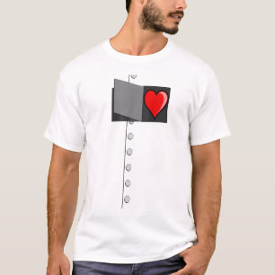 T-shirt Coeur Homme Tin TShirtOZ Costume Halloween Tinman