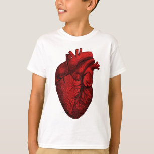 T-shirt Coeur humain anatomique