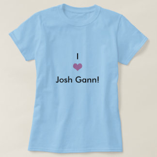 T-shirt Coeur, I, Josh Gann !
