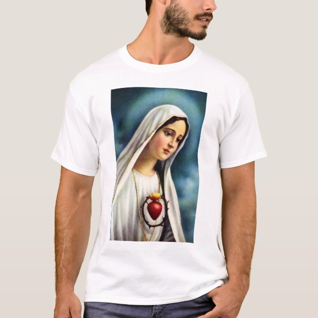 T-shirt Coeur impeccable de Mary (Devant)