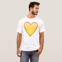 Coeur jaune - Emoji