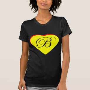T-shirt Coeur jaune rouge B Faire-part de mariage Le MUSÉE