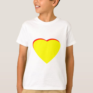 T-shirt Coeur Jaune Rouge Faire-part de mariage Le MUSÉE Z