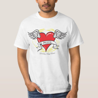 T-shirt Coeur K9 avec des ailes