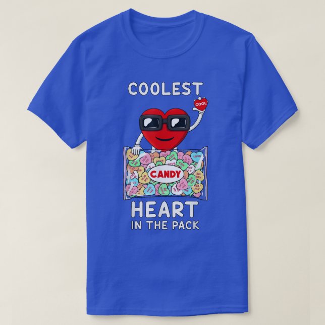 T-shirt Coeur le plus frais dans le pack Funny Valentines  (Design devant)