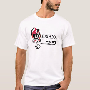 T-shirt Coeur Louisiane du feu