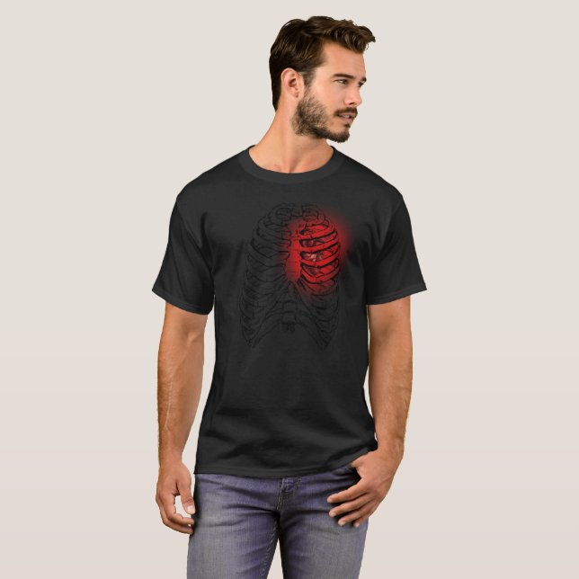 T-shirt Coeur lumineux (Devant entier)