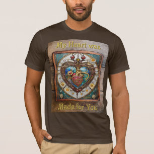 T-shirt Cœur Mécanique Série Anatomique Steampunk