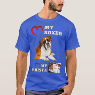 T-shirt Coeur mon Boxer Coeur mon Barista