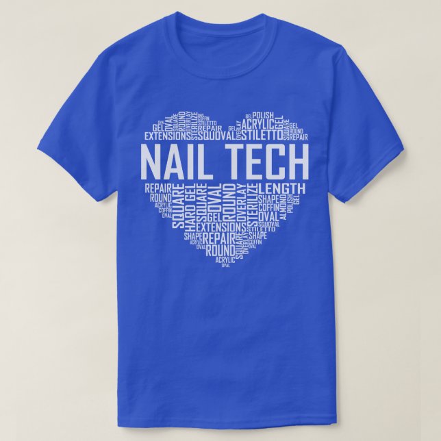 T-shirt Coeur Nail Tech (Design devant)