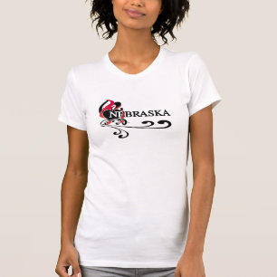 T-shirt Coeur Nébraska du feu