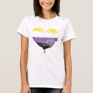 T-SHIRT COEUR NON BINAIRE