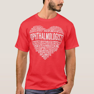 T-shirt Coeur ophtalmologiste