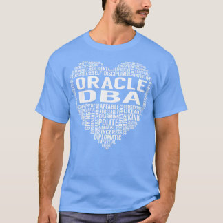 T-shirt Coeur Oracle Dba