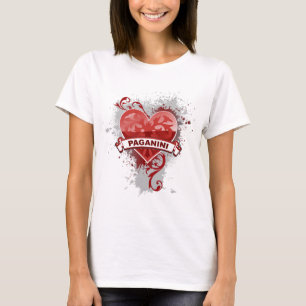 T-shirt Coeur Paganini