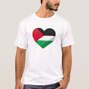 T-shirt Coeur palestinien