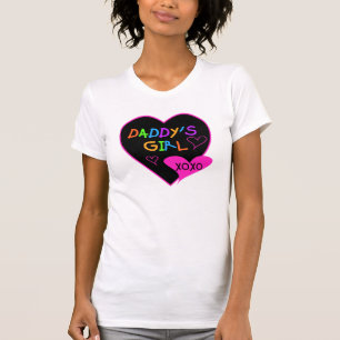 T-shirt Coeur papa's Girl T Shirts and Gifts