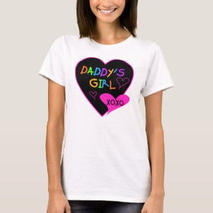 T-shirt Coeur papa's Girl T Shirts and Gifts