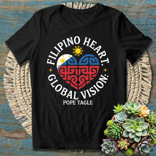 T-shirt Coeur philippin Vision mondiale Pope Tagle
