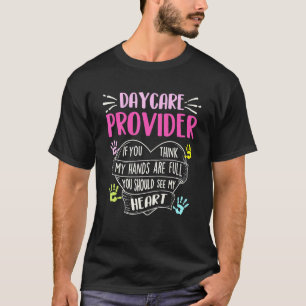 T-shirt Cœur plein - Prestataire de garderie Nanny Au Pair
