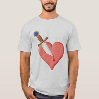 T-shirt Coeur poignardé