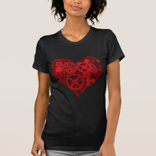 T-shirt Coeur Red Gears