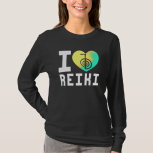 T-shirt Coeur Reiki maître Chakra Yoga Japon guérison Ener
