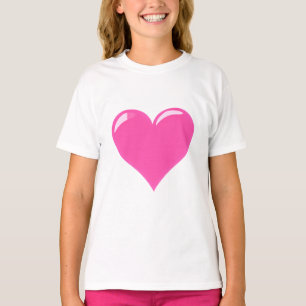 T-shirt Coeur rose - Amour