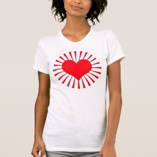 T-shirt Coeur rouge