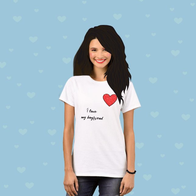 T-shirt Coeur rouge (Créateur téléchargé)