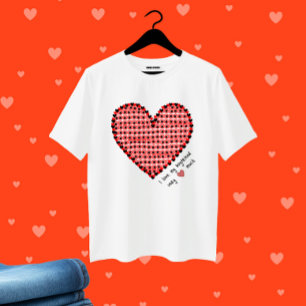 T-shirt Cœur rouge 
