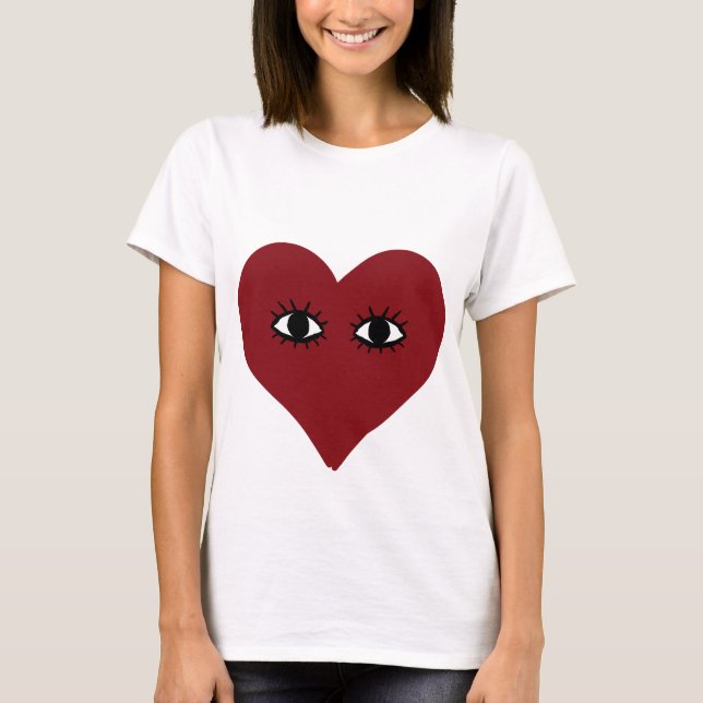 T-shirt Coeur rouge (Devant)