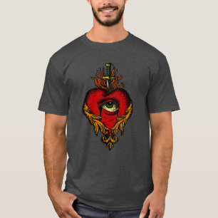 T-shirt coeur sacré