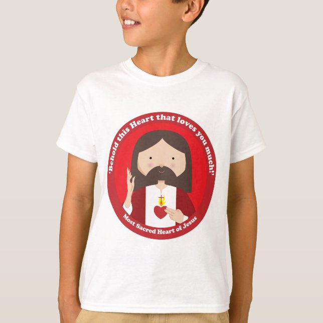 T-shirt Coeur sacré de Jésus (Devant)