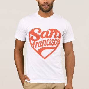 T-shirt Coeur San Francisco
