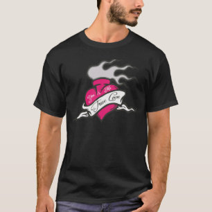 T-shirt coeur véritable amour tatouage